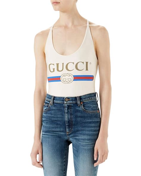 gucci underwear set for women|Gucci logo bodysuit.